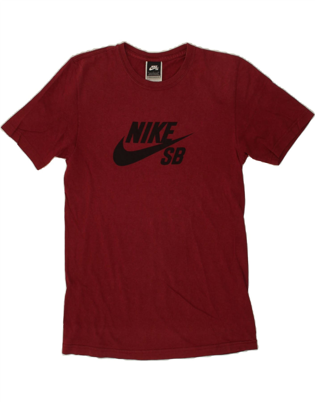 NIKE Mens Graphic T-Shirt Top Small Red Cotton Vintage Nike and Second-Hand Nike from Messina Hembry 