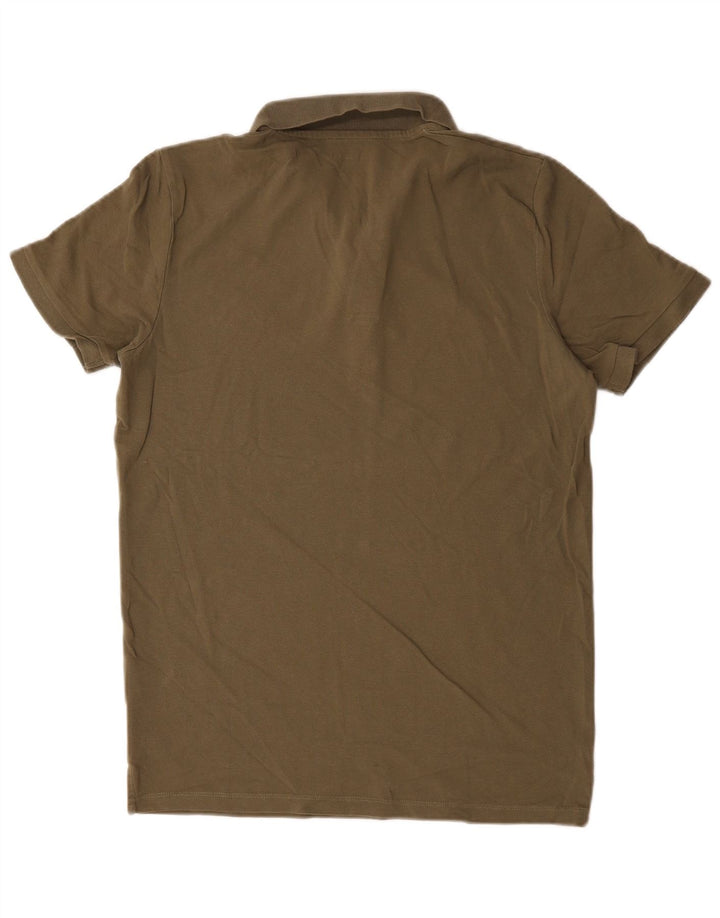 Jack & Jones Ανδρικό πουκάμισο πόλο από βαμβακερό χακί