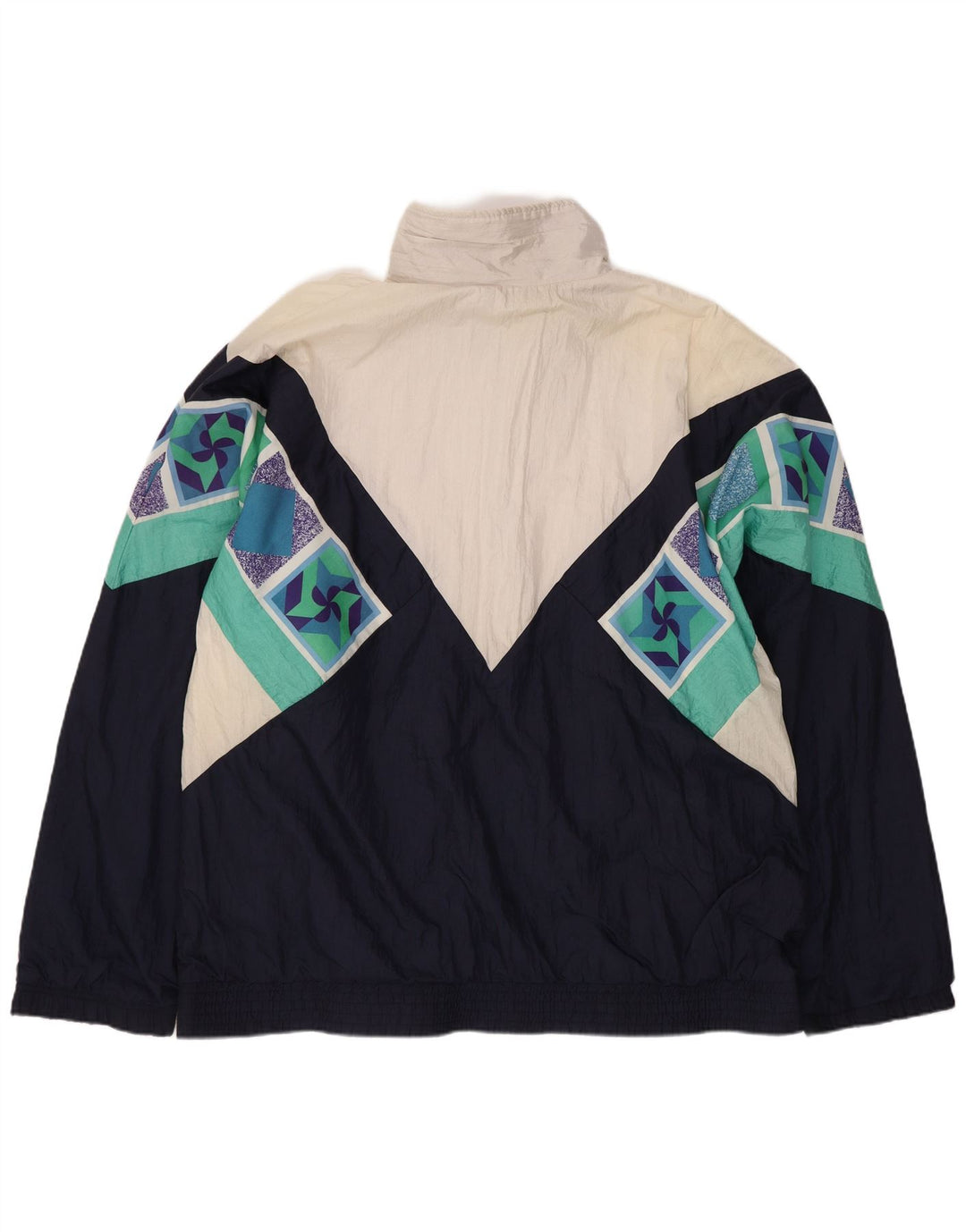 Ανδρική φόρμα Sergio Tacchini Top Jacket IT 52 Large Navy Blue Geometric