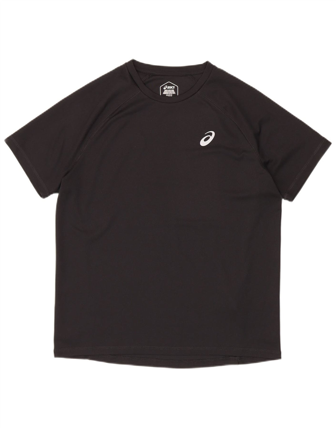 Ανδρικό T-Shirt Asics Top μεγάλο μαύρο πολυεστέρα