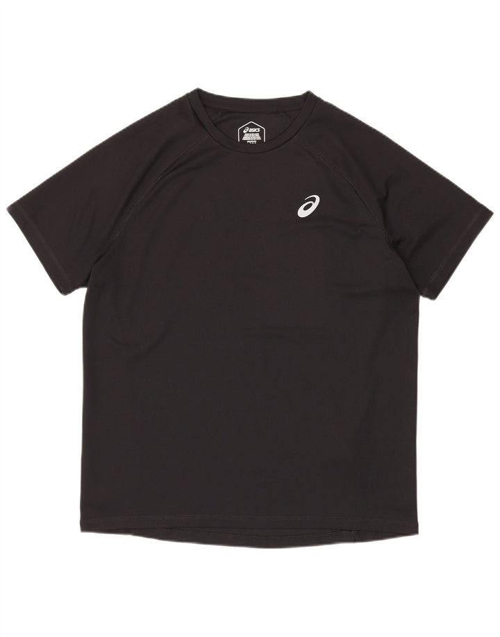 Ανδρικό T-Shirt Asics Top μεγάλο μαύρο πολυεστέρα