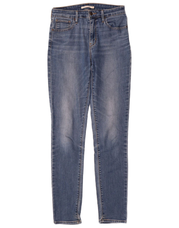 LEVI'S Γυναικείο 721 Ψηλό Skinny Jeans W28 L29 Μπλε βαμβακερό