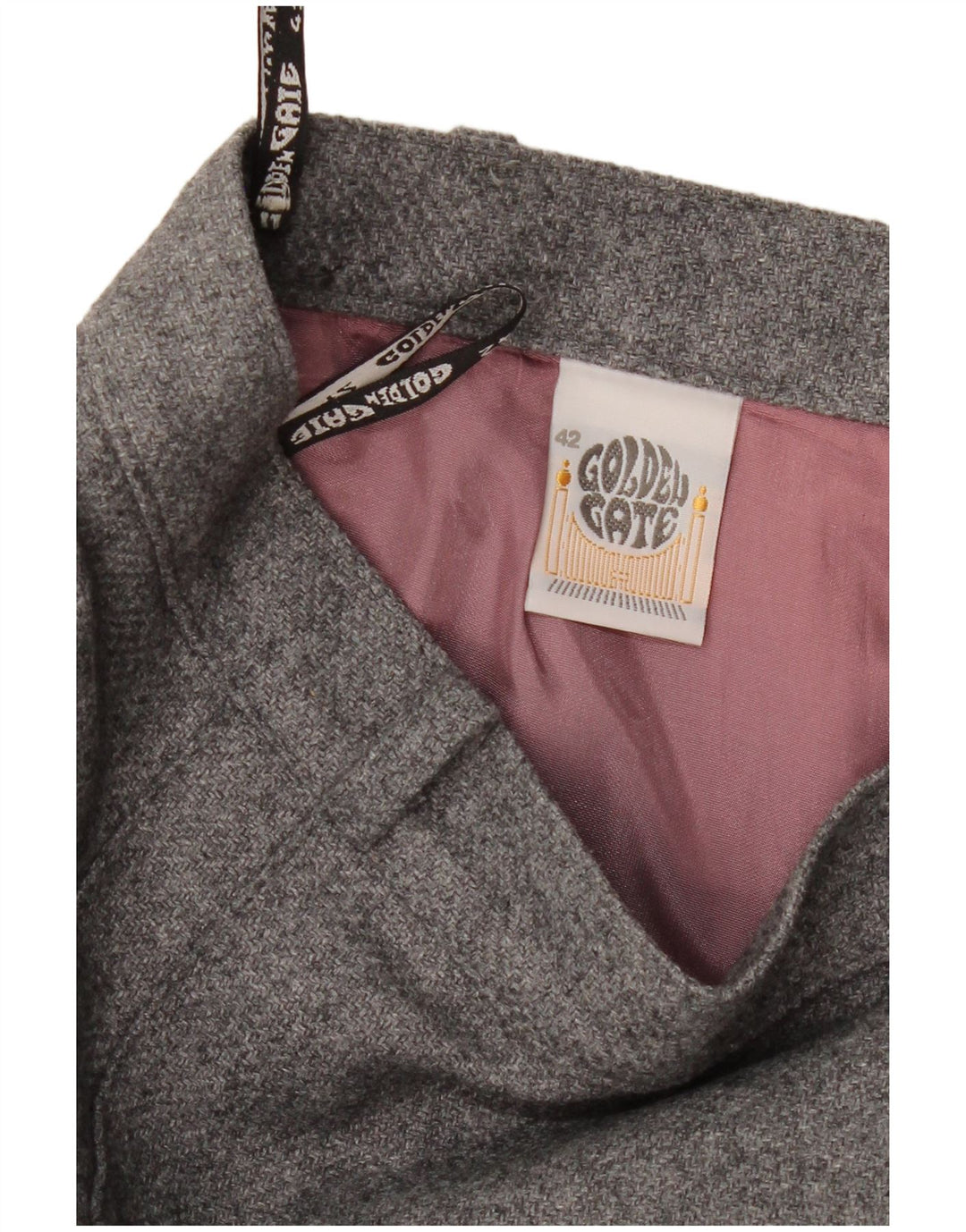 Golden Gate Γυναικεία φούστα σε γραμμή Α IT 42 Medium W30 Grey Polyamide