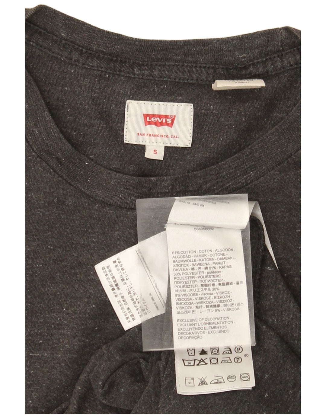 Ανδρικό μπλουζάκι Levi's Small βαμβακερό γκρι φλιτζάνι