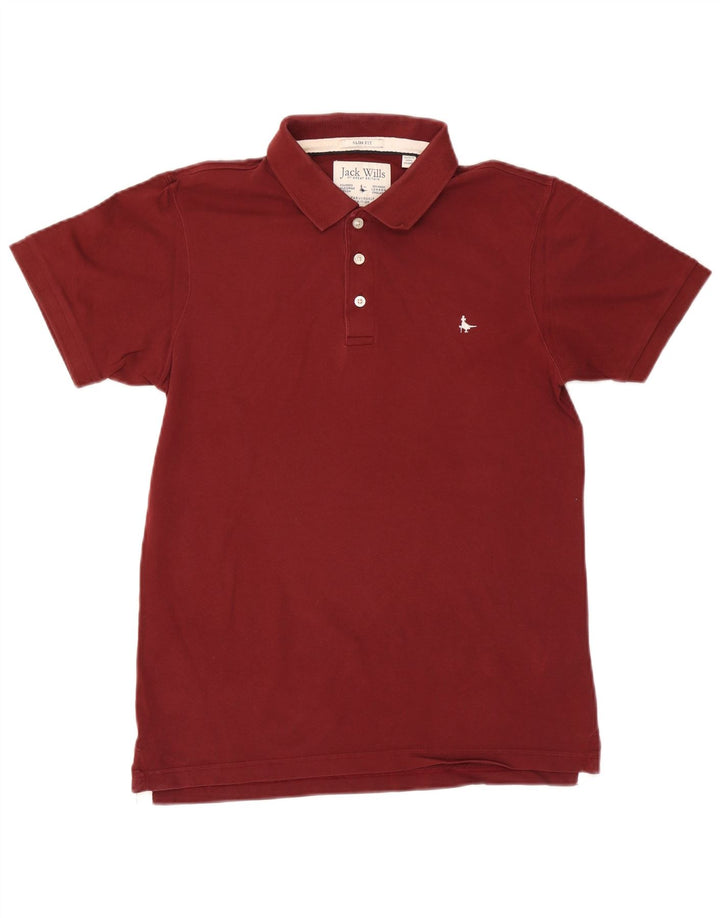 Ανδρικό μπλουζάκι πόλο JACK WILLS, μεσαίο βαμβακερό, στενό