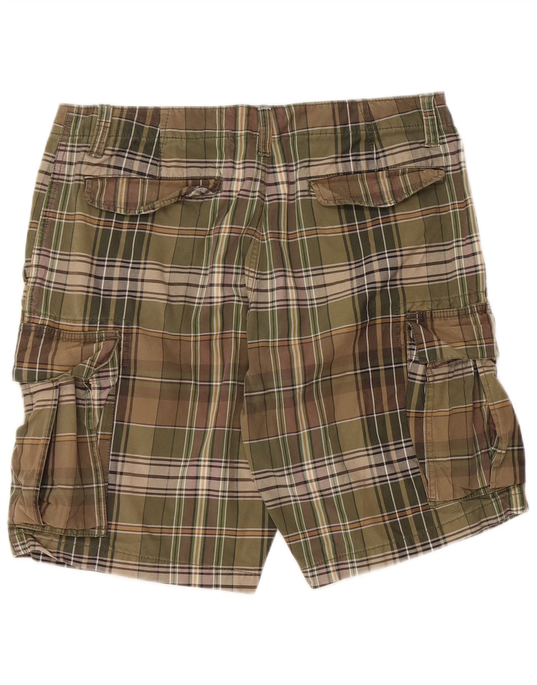 EDDIE BAUER Ανδρικό σορτς Cargo W35 Μεγάλο Χακί βαμβακερό