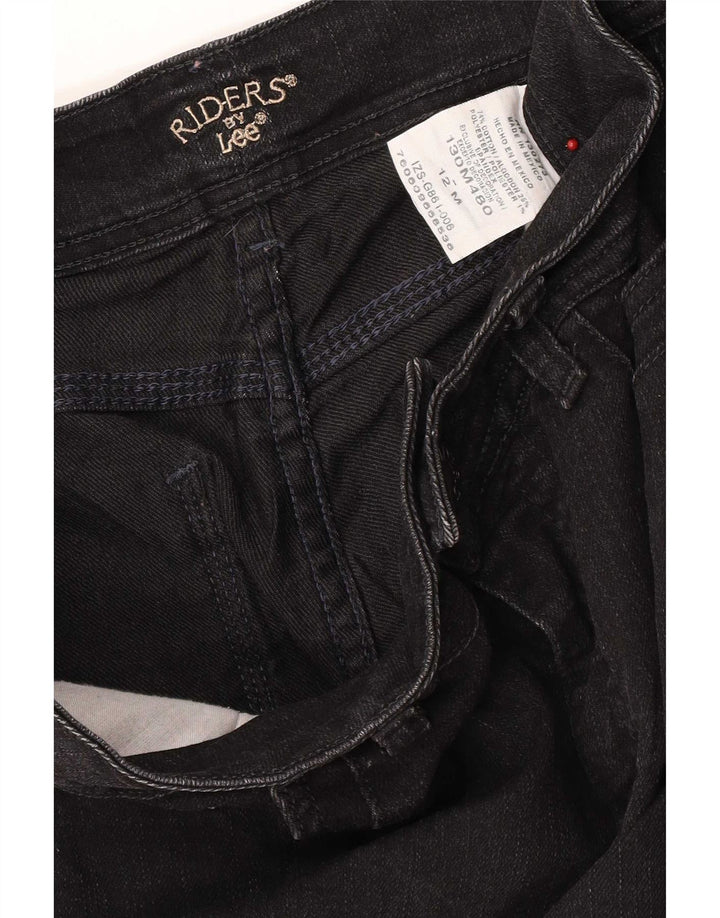 Lee Womens Riders Bootcut Jeans US 12 Large W32 L21 Μαύρο βαμβακερό