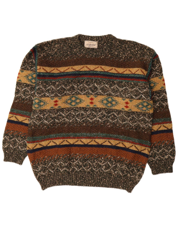 Ανδρικό πουλόβερ Suspence Crew Neck Jumper IT 50 Medium Πολύχρωμο Fair Isle