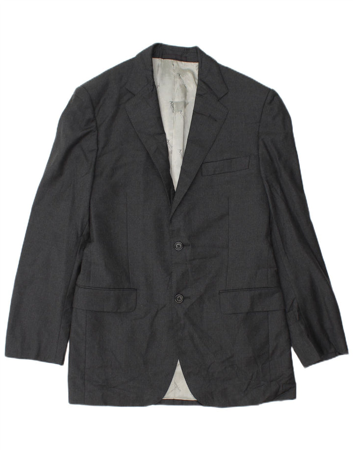 Aquascutum Ανδρικό σακάκι με 2 κουμπιά UK 36 Γκρι μαλλί