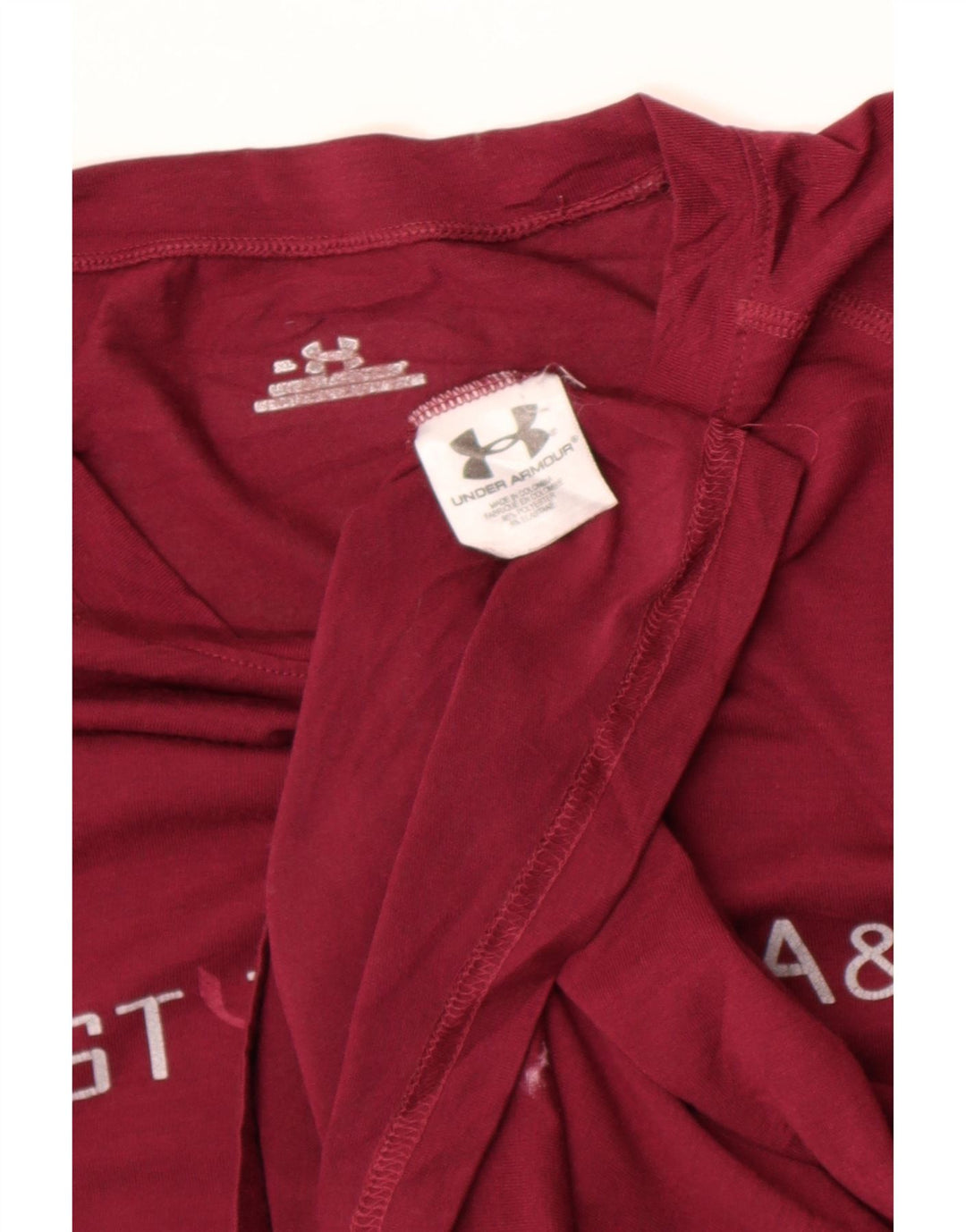 Under Armour Ανδρικό γραφικό τοπ μακρυμάνικο XL μπορντό πολυεστέρας