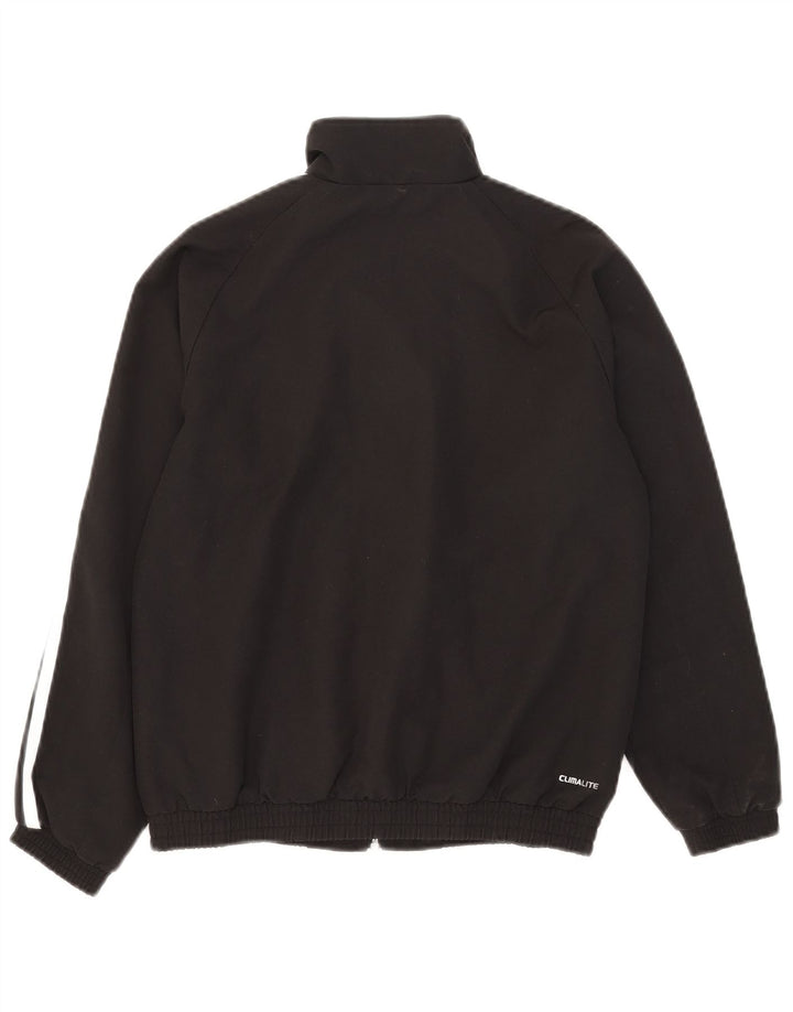 Adidas Boys Clima 365 αθλητικό σακάκι 11-12 ετών μαύρο πολυεστέρα