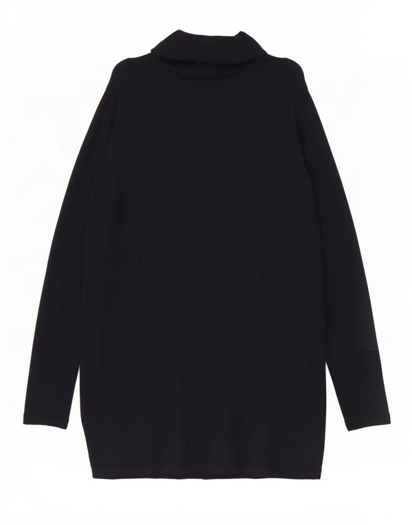 Zara Γυναικεία ανοιχτή ζακέτα UK 12 Medium Navy Blue