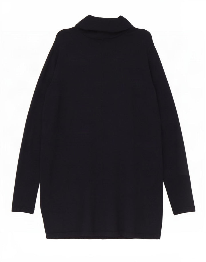 Zara Γυναικεία ανοιχτή ζακέτα UK 12 Medium Navy Blue
