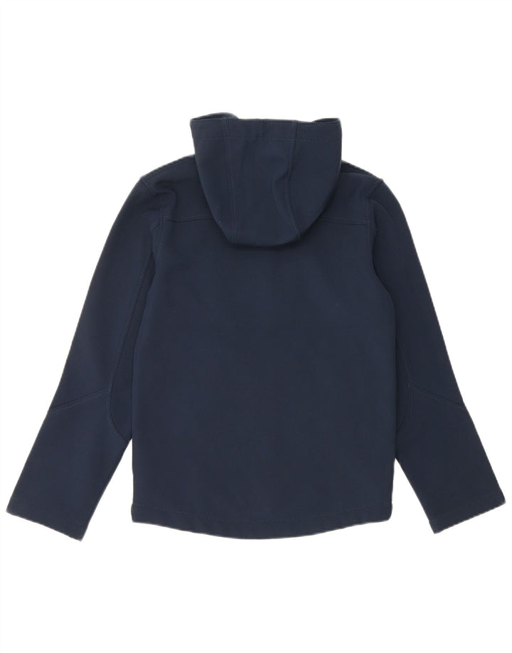 Mountain Warehouse Boys Windbreaker Jacket 9-10 Years Navy Blue Polyester