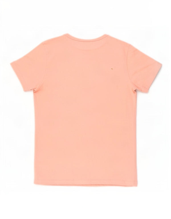 Champion Γυναικείο γραφικό T-Shirt Top UK 10 Small Pink Cotton