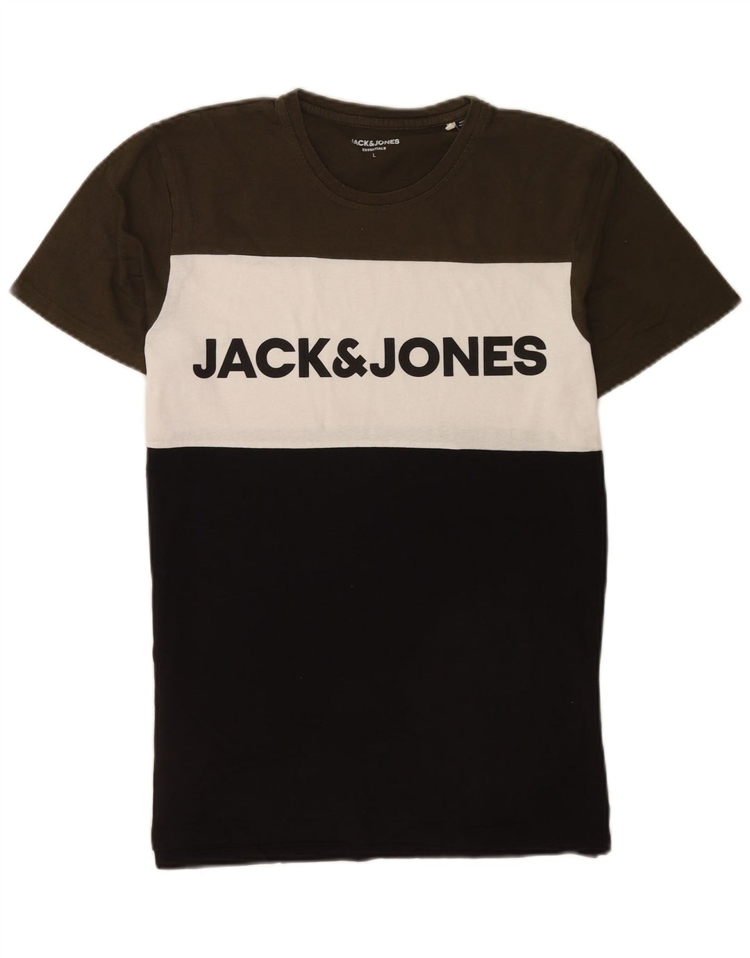 Jack & Jones Ανδρικό γραφικό T-Shirt Κορυφαίο μεγάλο πολύχρωμο μπλοκ χρώματος