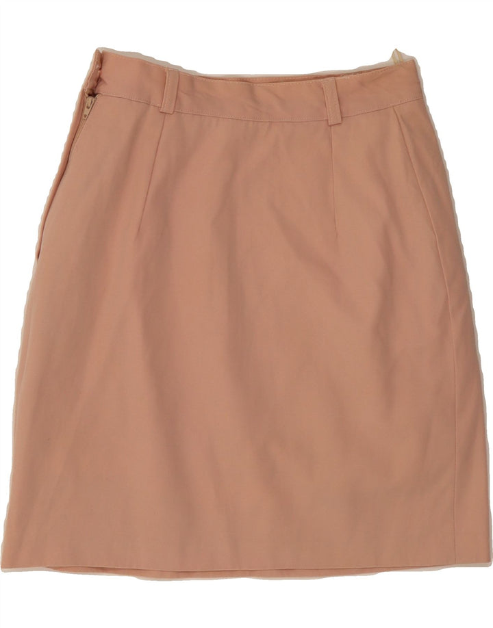 VINTAGE Womens Pencil Skirt W26 Small Pink Virgin Wool Vintage Vintage and Second-Hand Vintage from Messina Hembry 