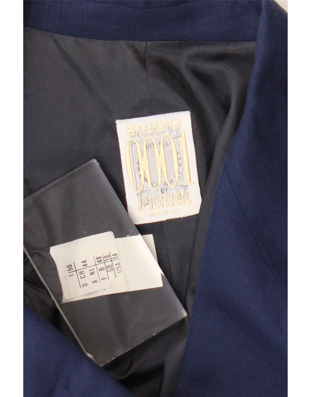 Ferre γυναικείο 001 μπουφάν μπλέιζερ με κοντό μανίκι UK 18 XL Navy Blue