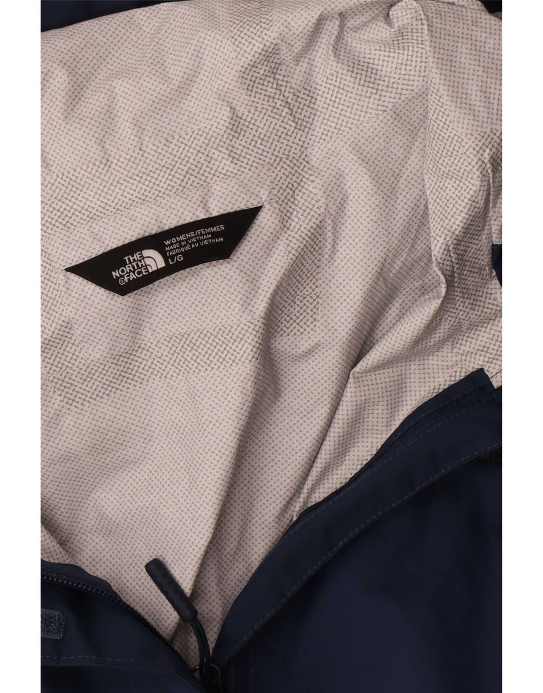 The North Face γυναικείο μπουφάν βροχής με κουκούλα UK 16 Large Navy Blue