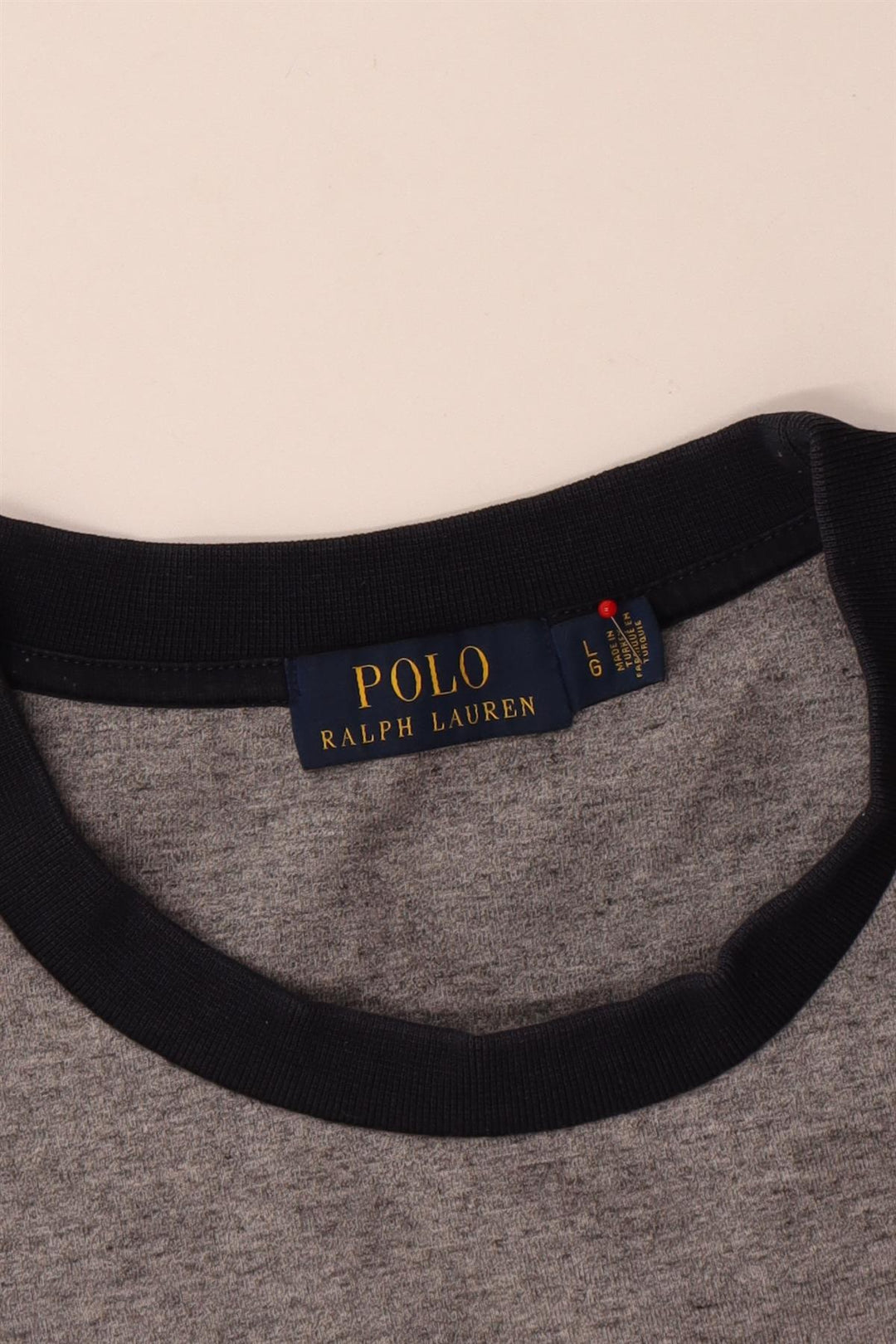 Polo Ralph Lauren Ανδρική φούτερ Jumper Μεγάλο Γκρι Χρώμα Πολυεστέρας