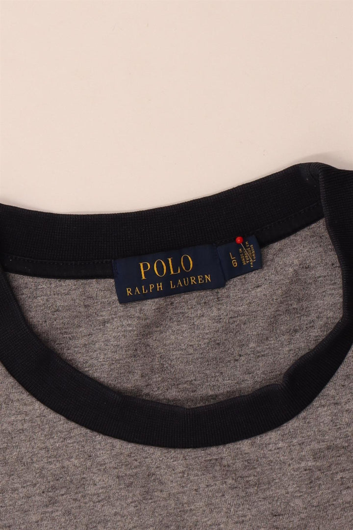 Polo Ralph Lauren Ανδρική φούτερ Jumper Μεγάλο Γκρι Χρώμα Πολυεστέρας