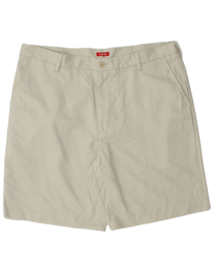 Ανδρικό σορτς Chino IZOD W40 XL Beige Polyester