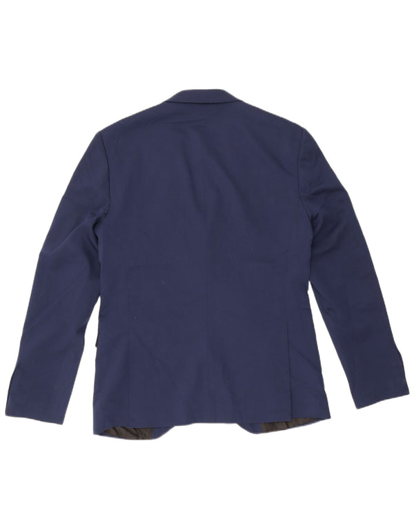 Jack & Jones Mens 2 Button Super Slim Blazer Jacket IT 50 Large Navy Blue