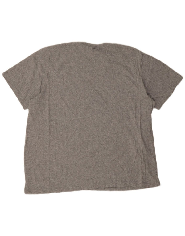 Ανδρικό T-Shirt Adidas Top 2XL Γκρι βαμβακερό