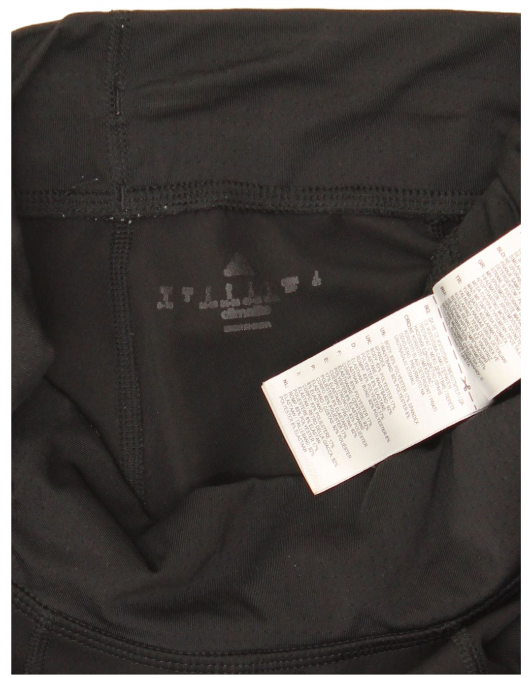 Γυναικείο κολάν Adidas UK 8/10 Μικρό μαύρο πολυεστέρα