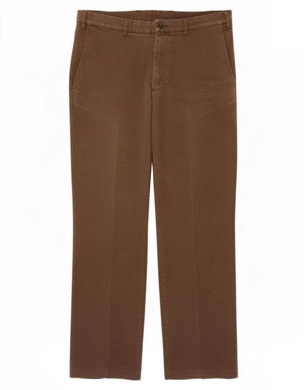 Gant Ανδρικό ίσιο παντελόνι Chino W35 L31 Καφέ βαμβακερό