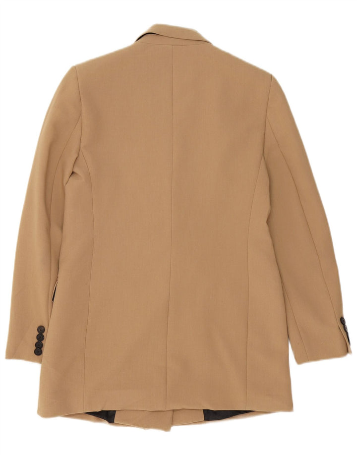 Zara Γυναικείο μπουφάν με διπλό στήθος UK 6 XS Beige
