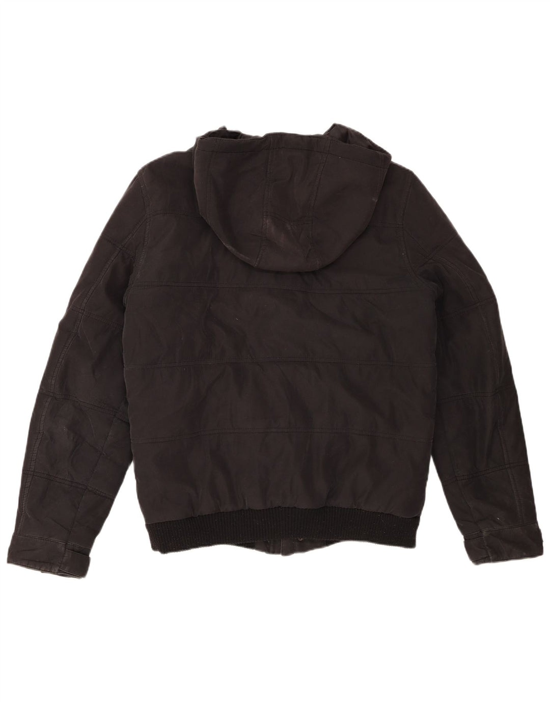 JACK & JONES Ανδρικό μπουφάν με κουκούλα UK 38 μεσαίο μαύρο πολυεστέρα