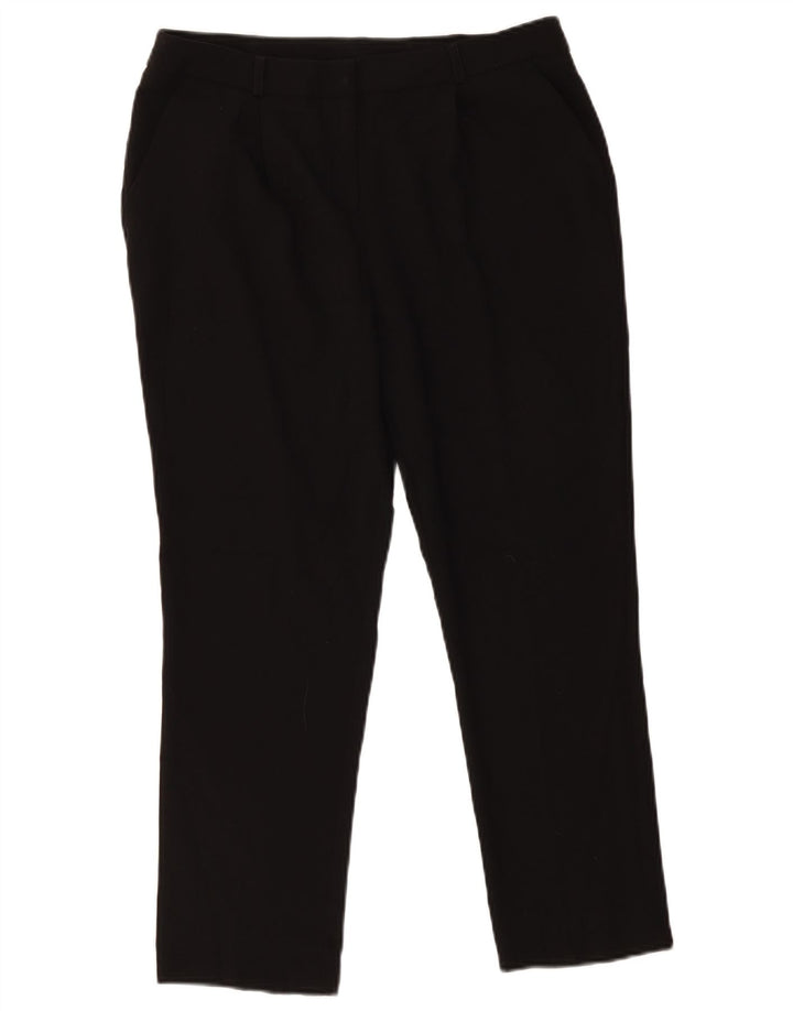 M&Co Γυναικείο Slim παντελόνι Chino UK 12 Medium W32 L25 Μαύρο Πολυεστέρας