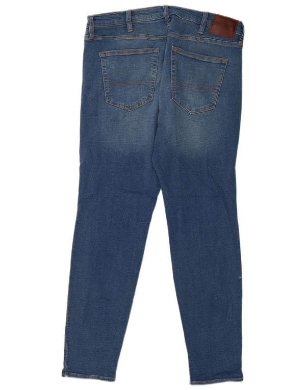 Ανδρικό τζιν Hollister Distressed Super Skinny W36 L32 Μπλε βαμβακερό