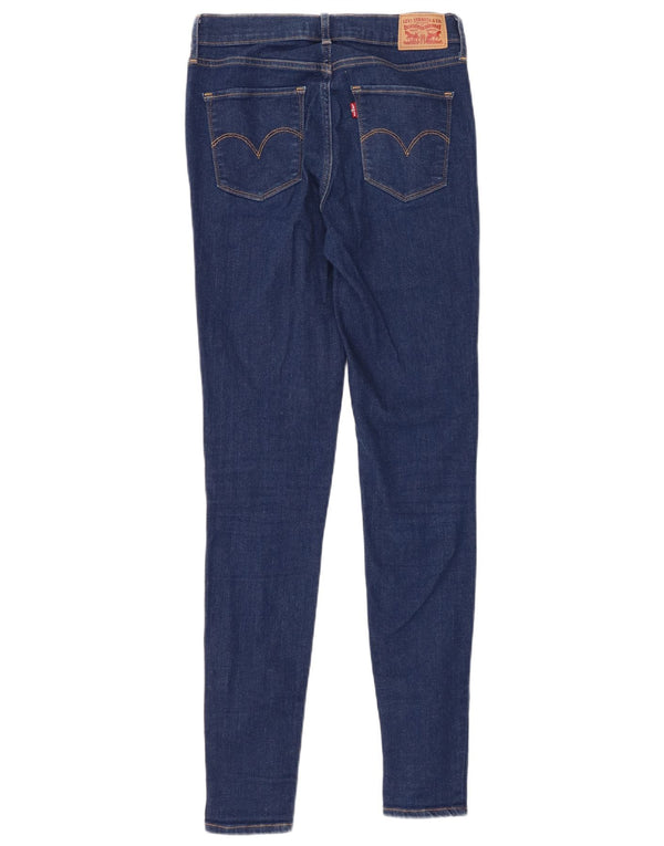 LEVI'S Γυναικείο Ψηλό Σούπερ Skinny Τζιν W27 L32 Μπλε βαμβακερό