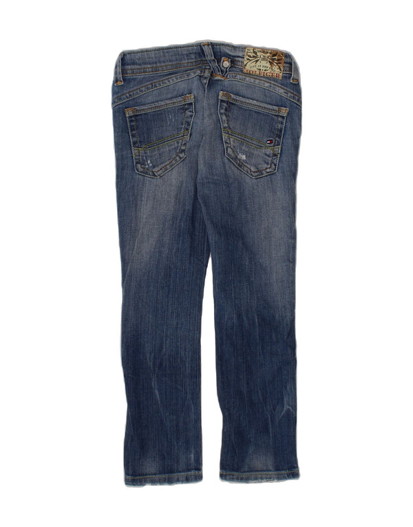 TOMMY HILFIGER Boys Slim Jeans 3-4 Years W20 L17 Blue Cotton