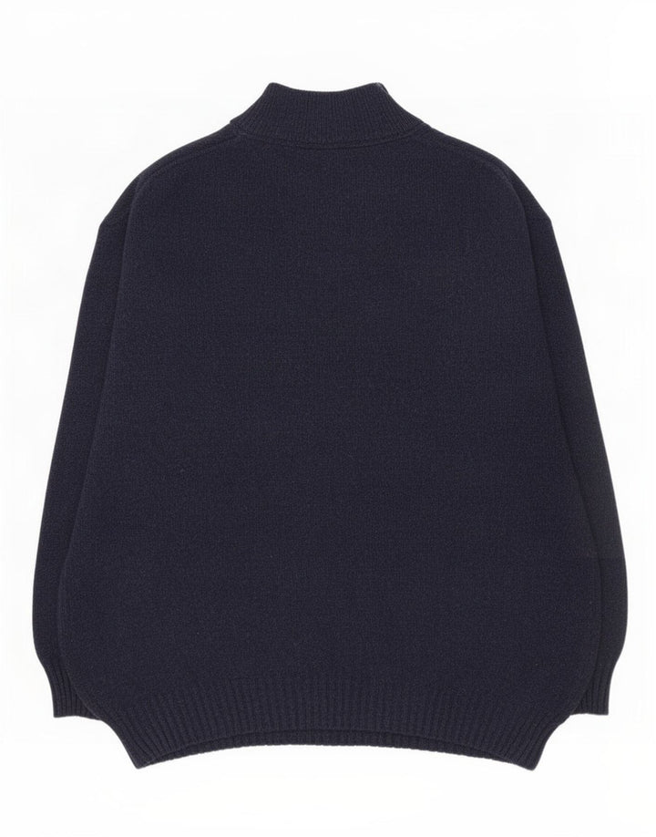 Ανδρικό πουλόβερ με φερμουάρ Murphy & Nye 2XL Μαλλί Navy Blue