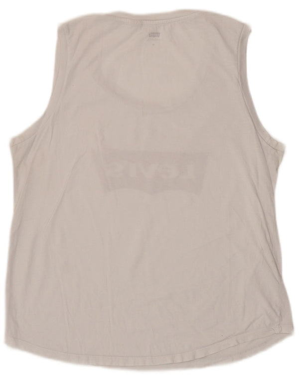 Γυναικείο γραφικό γιλέκο Levi's Top UK 12 Medium White