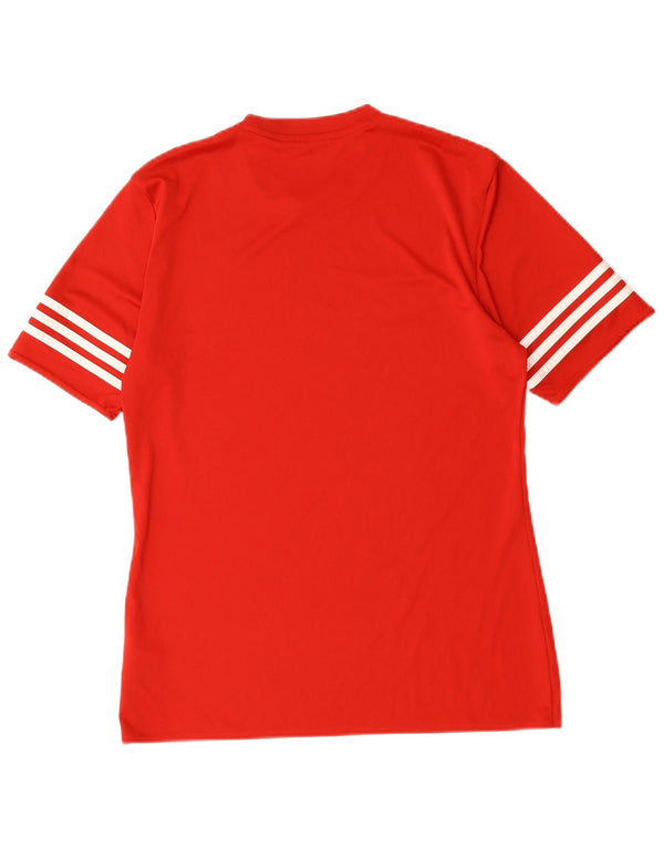 Ανδρικό T-Shirt Climalite Adidas Top Medium Red Polyester