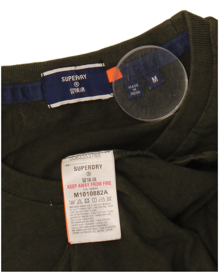 Ανδρικό T-Shirt Superdry Top Μεσαίο πράσινο βαμβακερό