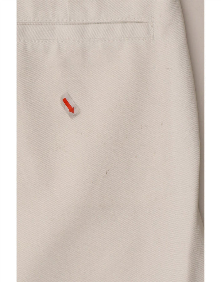 DICKIES Mens Loose Fit Cargo Shorts W44 2XL White Polyester Vintage Dickies and Second-Hand Dickies from Messina Hembry 