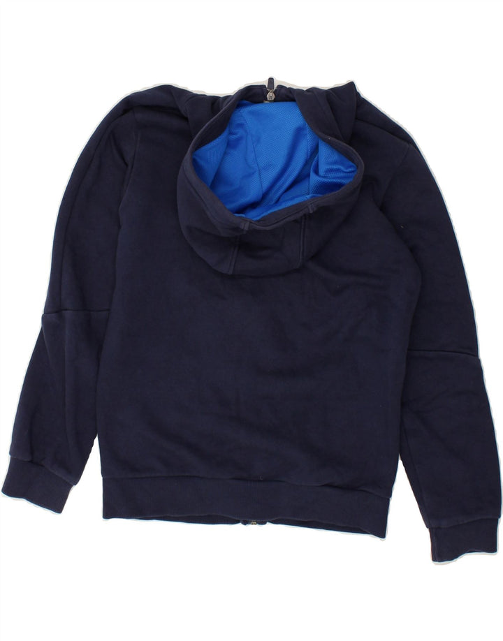 PUMA Boys Graphic Zip Hoodie Sweater 11-12 Years Navy Blue | Vintage Puma | Thrift | Second-Hand Puma | Used Clothing | Messina Hembry 
