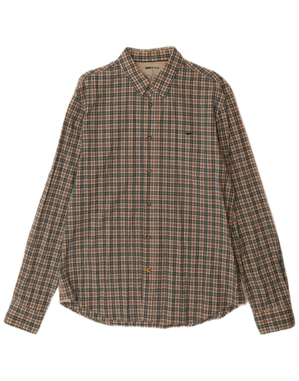 Ανδρικό πουκάμισο GAS XL Πολύχρωμο βαμβακερό καρό