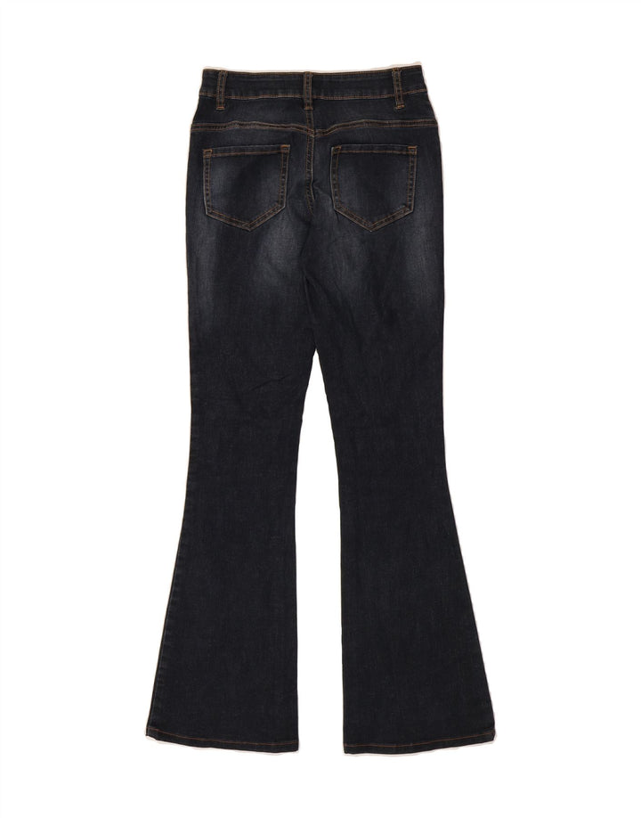 BENETTON Womens Flared Jeans W26 L26 Navy Blue Vintage Benetton and Second-Hand Benetton from Messina Hembry 