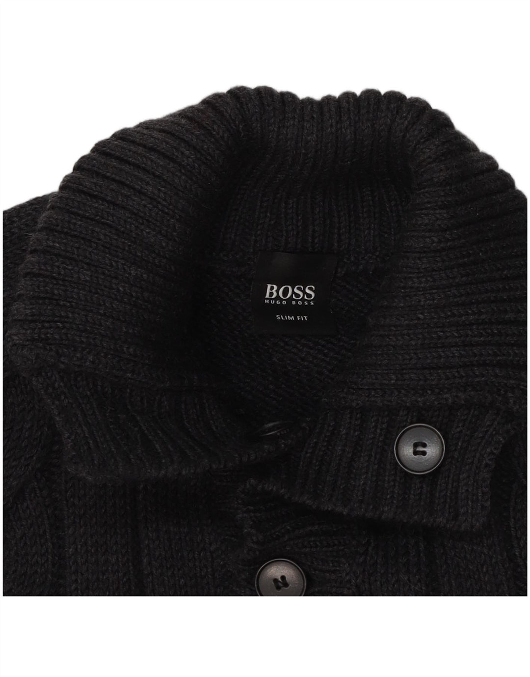 Ανδρικό πουλόβερ με κουμπιά Hugo Boss XL γκρι