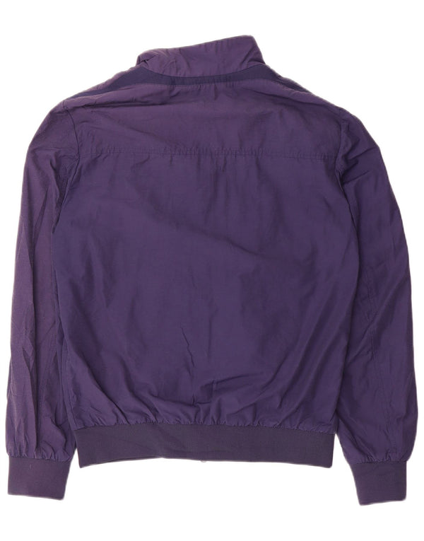 Geox Mens Respira Bomber Jacket UK 36 Small Navy Blue Polyamide