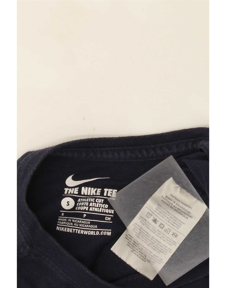 Ανδρικό μπλουζάκι Nike με κοψί, μικρό μπλουζάκι από βαμβάκι