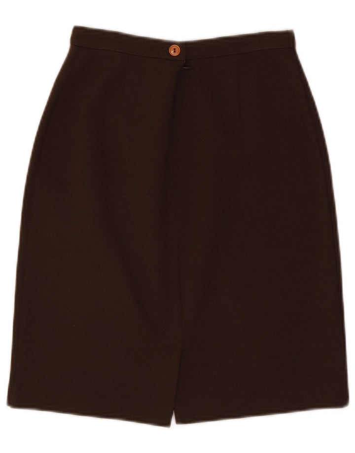 Roccobarocco γυναικεία φούστα 2 τεμαχίων με 5 κουμπιά UK 10 Small W23 Brown Army