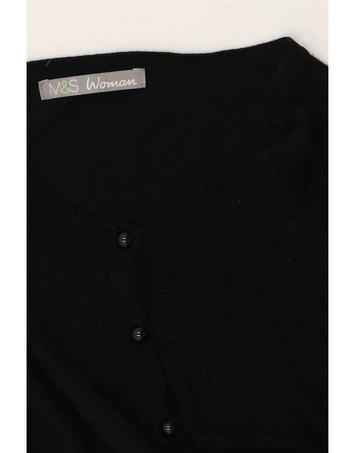 Marks & Spencer Γυναικεία Ζακέτα πουλόβερ UK 16 Large Μαύρο