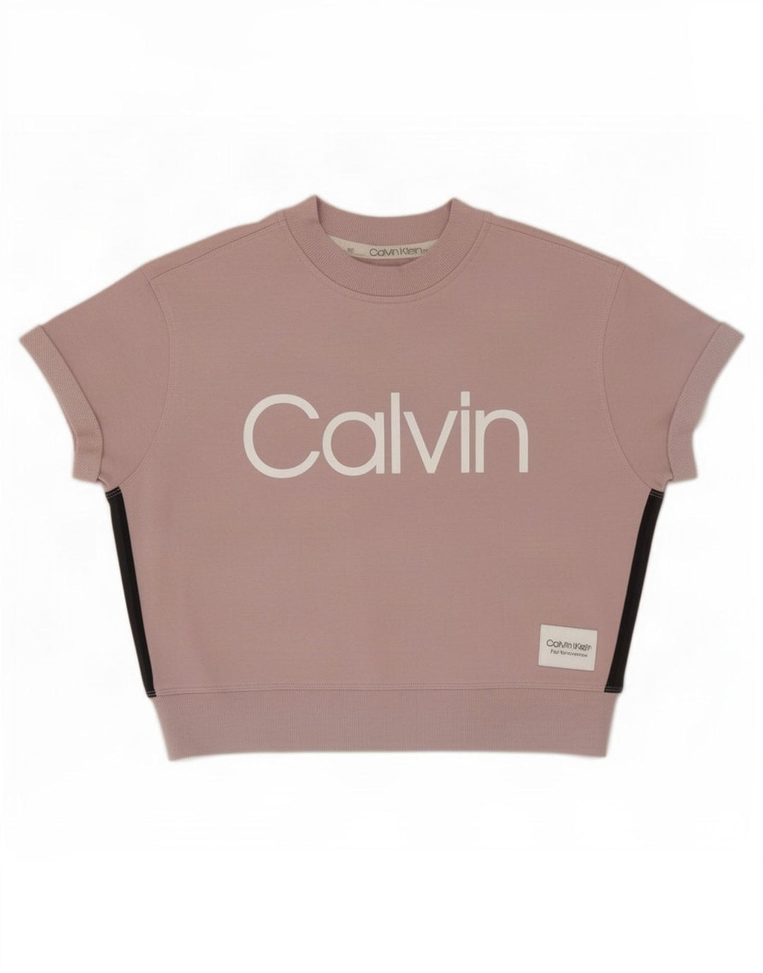 Calvin Klein Γυναικείο Γραφικό Φούτερ Jumper UK 14 Medium Pink